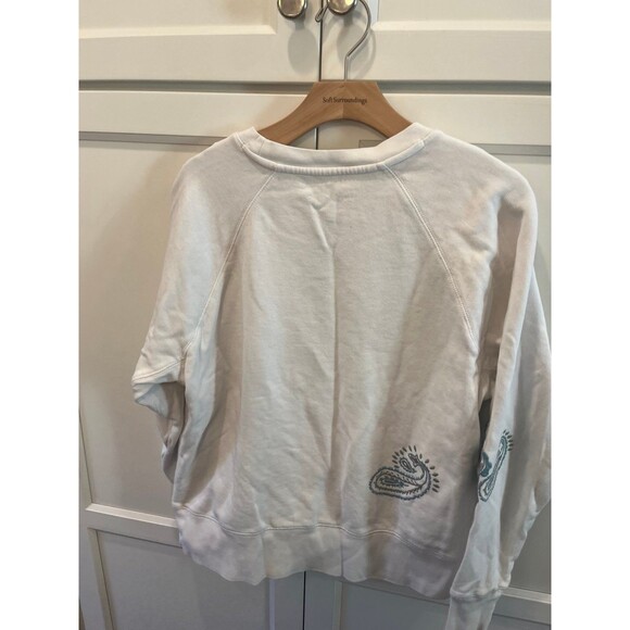 Zadig and Voltaire Crewneck Sweatshirt size small embroidered streetwear - Picture 4 of 4